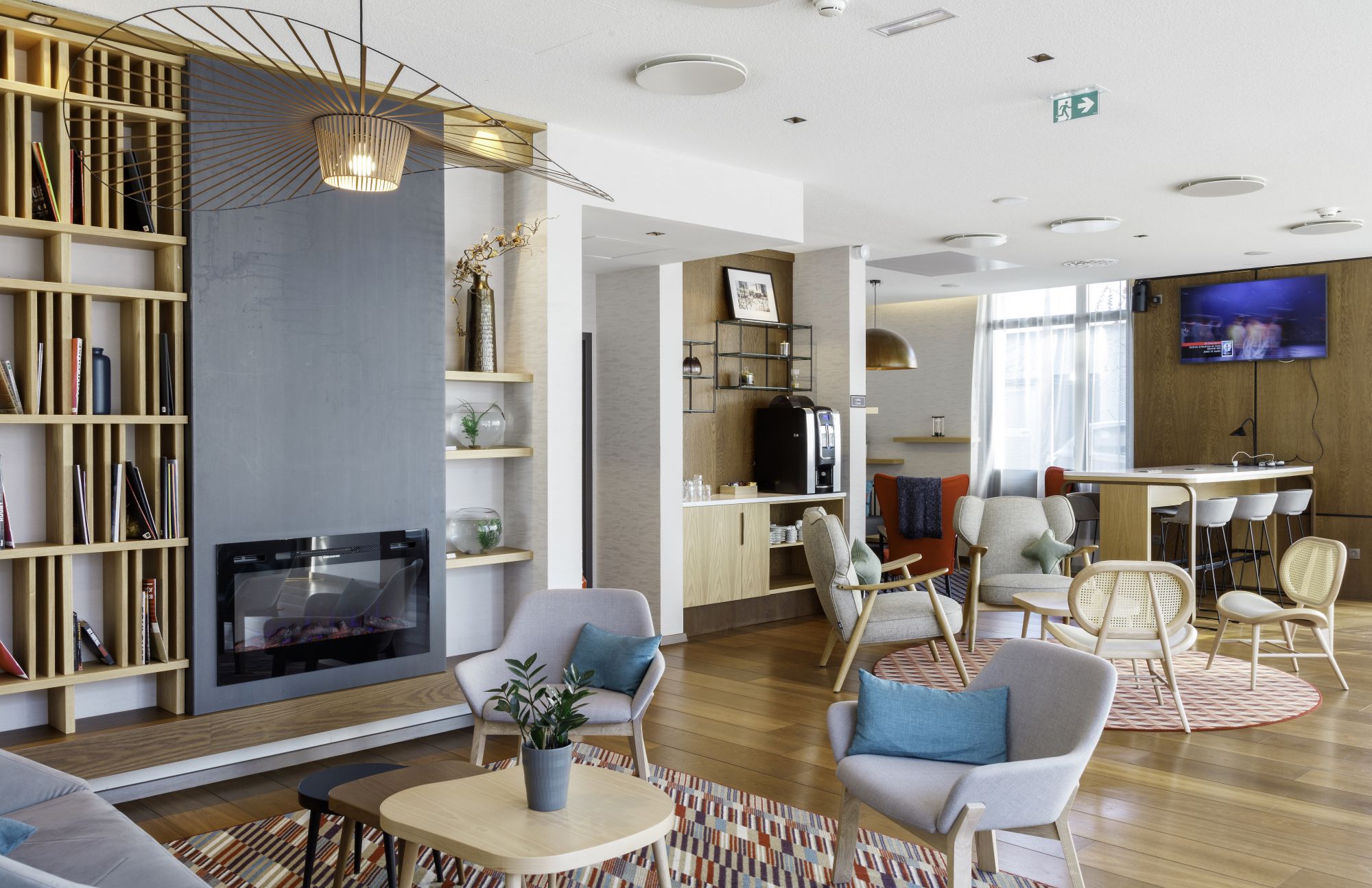 Espace de convivialit&eacute; H&ocirc;tel Marriott